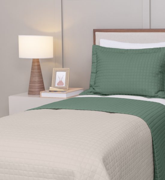 Jogo de Cobre Leito Plaza Solteiro 02 peças