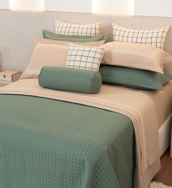 Jogo de Cobre Leito Plaza 03 peças dupla face