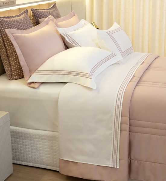 Jogo de Cobre Leito Sofisticato 04 peças 400 fios