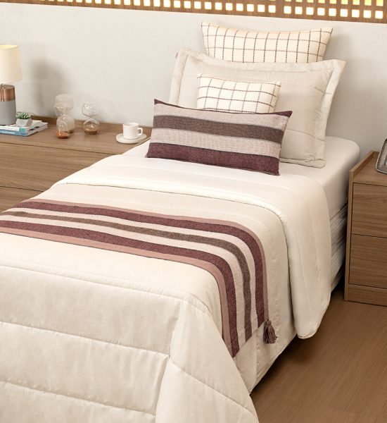 Jogo de Cobre Leito Milazo Solteiro 05 peças