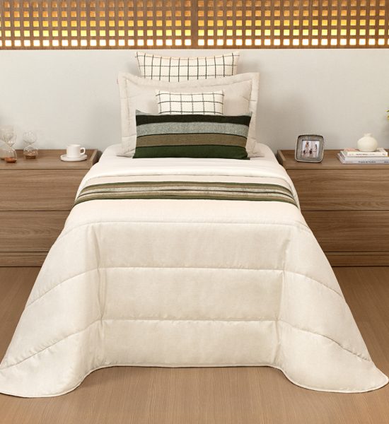 Jogo de Cobre Leito Milazo Solteiro 05 peças