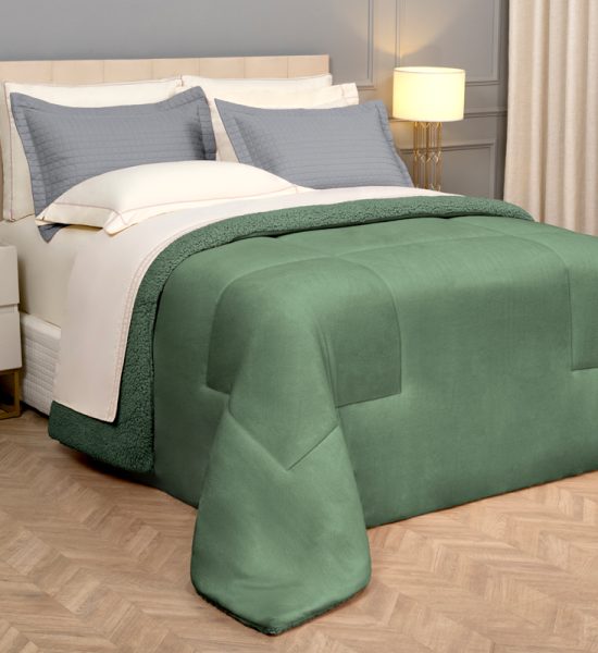 Coberdrom com manta Flannel