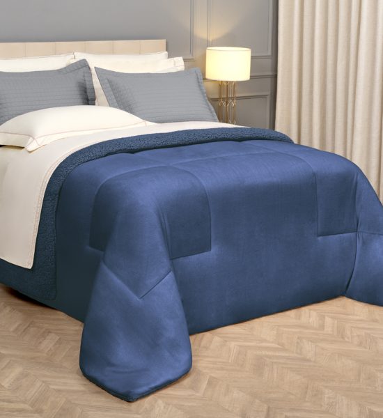 Coberdrom com manta Flannel