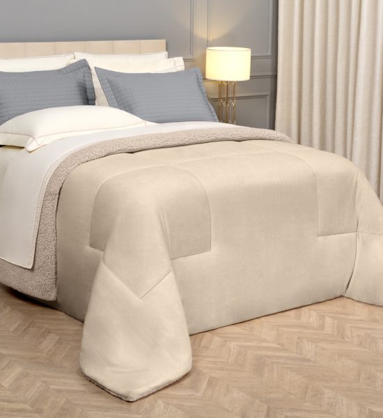 Coberdrom com manta Flannel