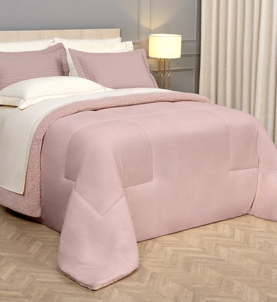 Coberdrom com manta Flannel
