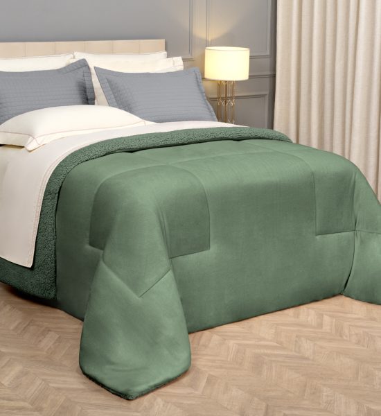 Coberdrom com manta Flannel